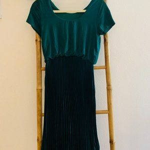 Ann Taylor LOFT Pleated Midi Dress